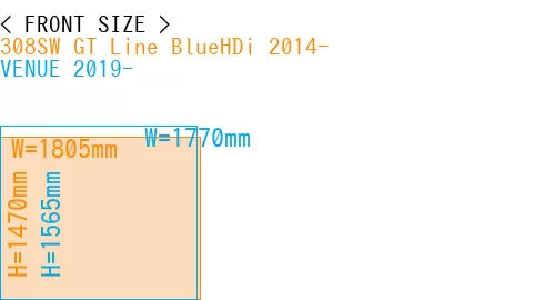 #308SW GT Line BlueHDi 2014- + VENUE 2019-